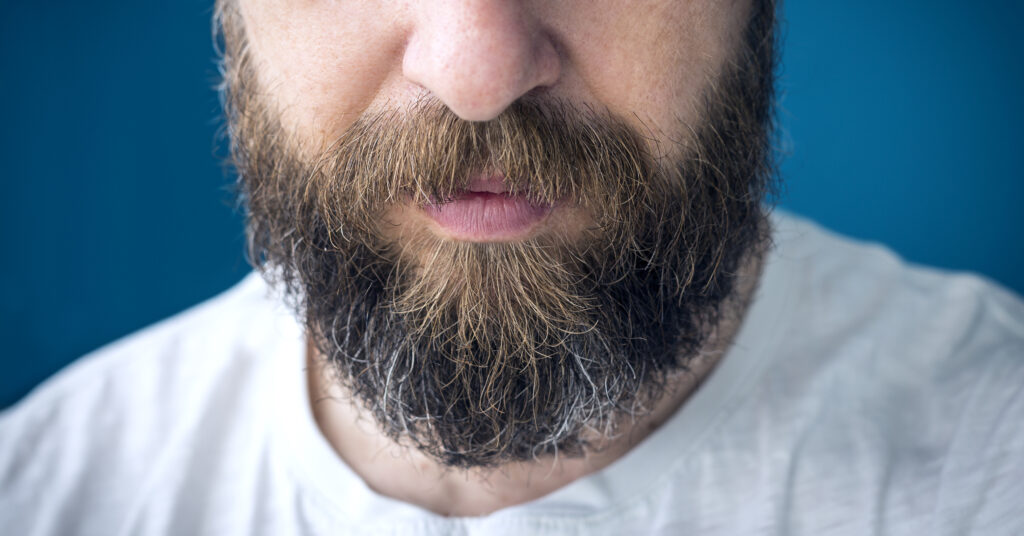 Man with thick, full beard