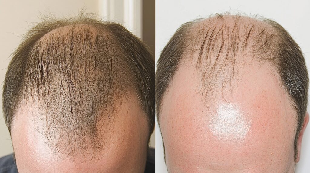 Stages of male pattern baldness