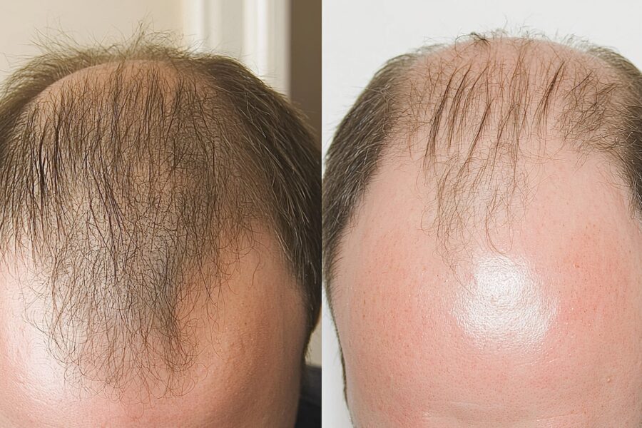 Stages of male pattern baldness